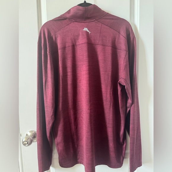 NWT Tommy Bahama Maroon IslandZone Pullover Sise Medium - Picture 5 of 5